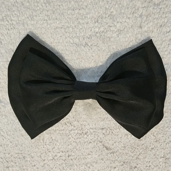 NEW Zara Leopard Black Scrunchie Bow Hair Clip Accessories Set Coquette Feminine - Picture 5 of 5